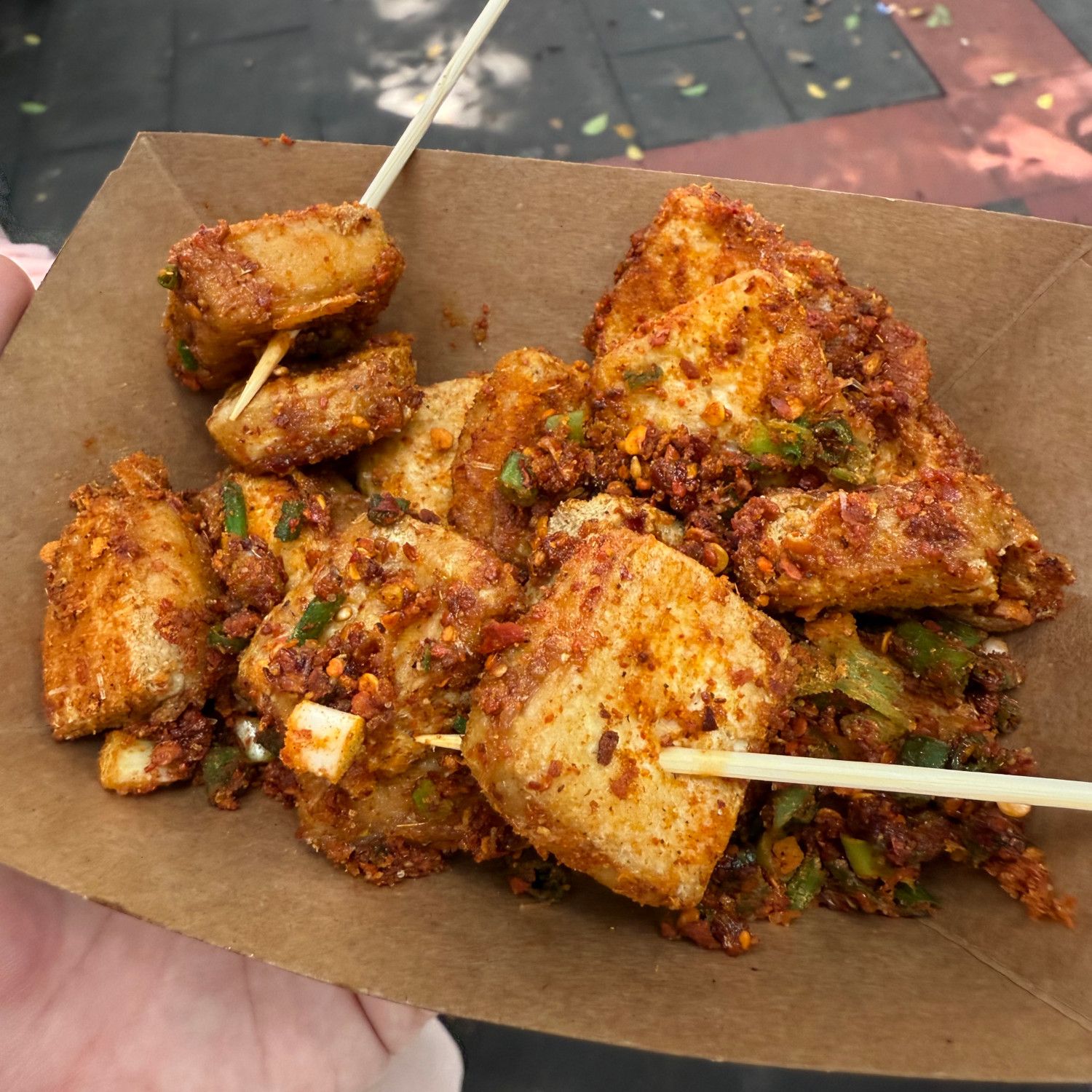 油炸毛豆腐